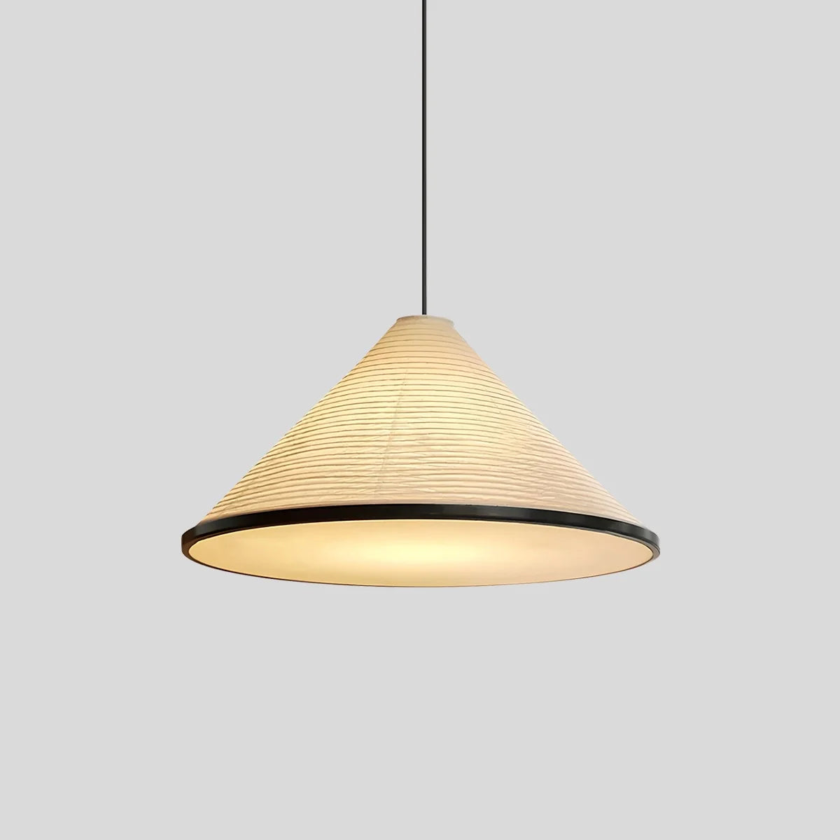 Feyran Washi Paper Hat Pendant Lamp for Dining Room