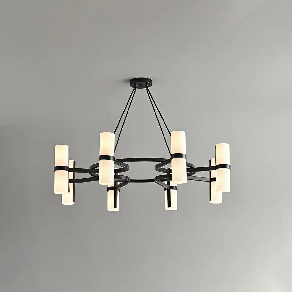 Feyran Nordic Creative Multi-Headed Round Chandelier