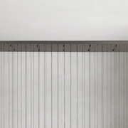 Solitaire Glass Linear Chandelier Lighting 37'' 50'' 70'' 87"W 120"W-Chandelier-Feyran-Brass-37''W-Feyran