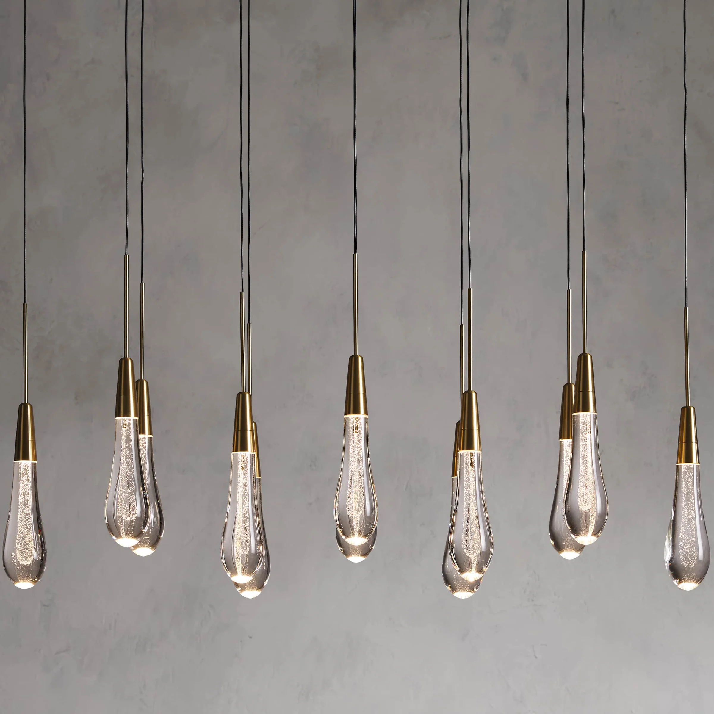 Soltaire Linear Modern Chandelier 37"W