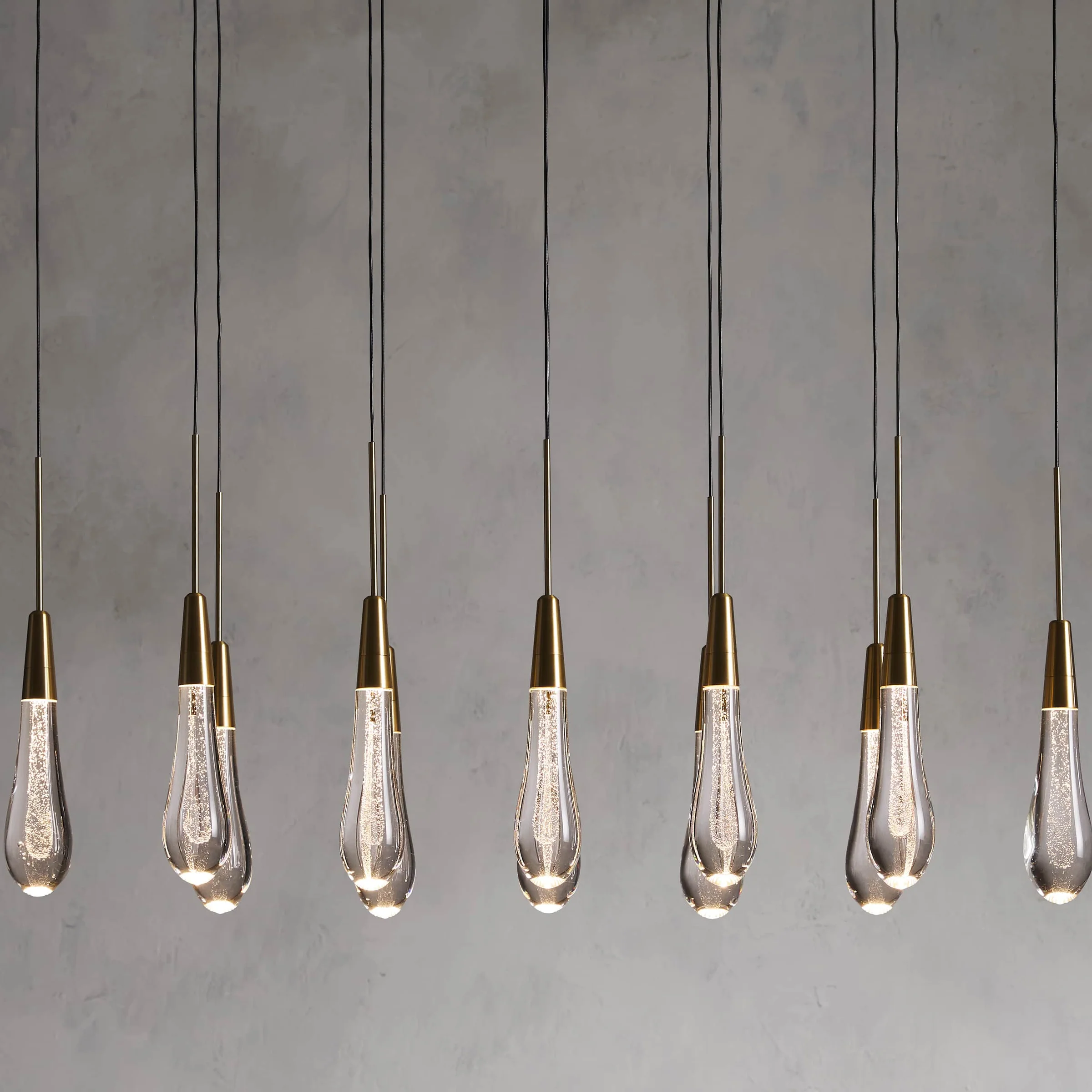 Soltaire Linear Modern Chandelier 37"W