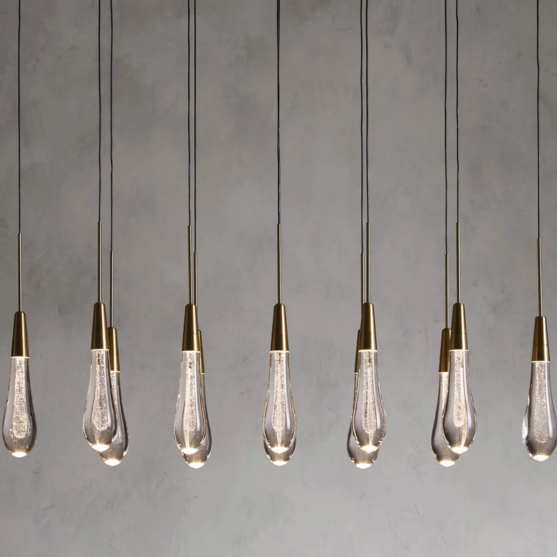 Soltaire Linear Modern Chandelier 37"W