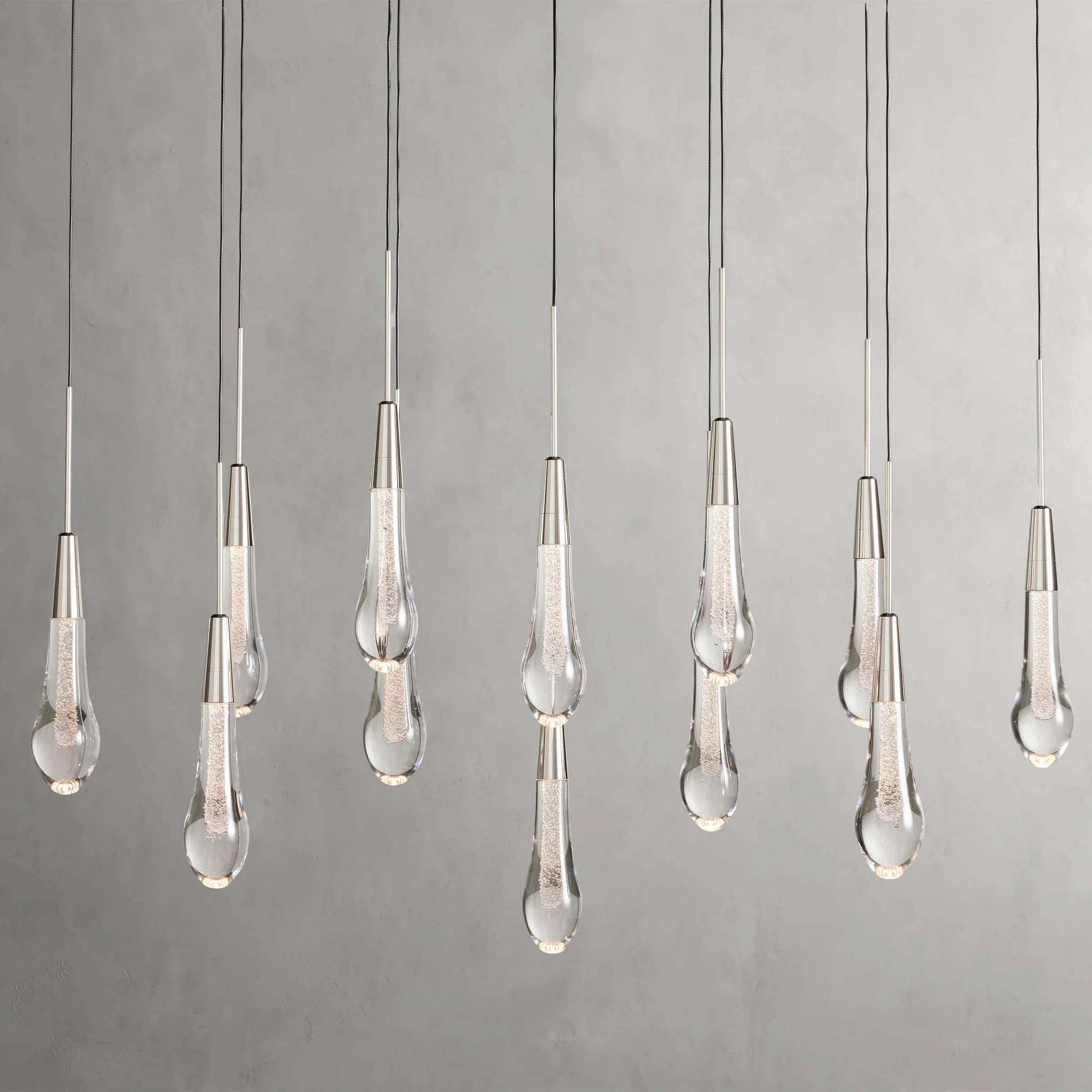 Soltaire Linear Modern Chandelier 37"W