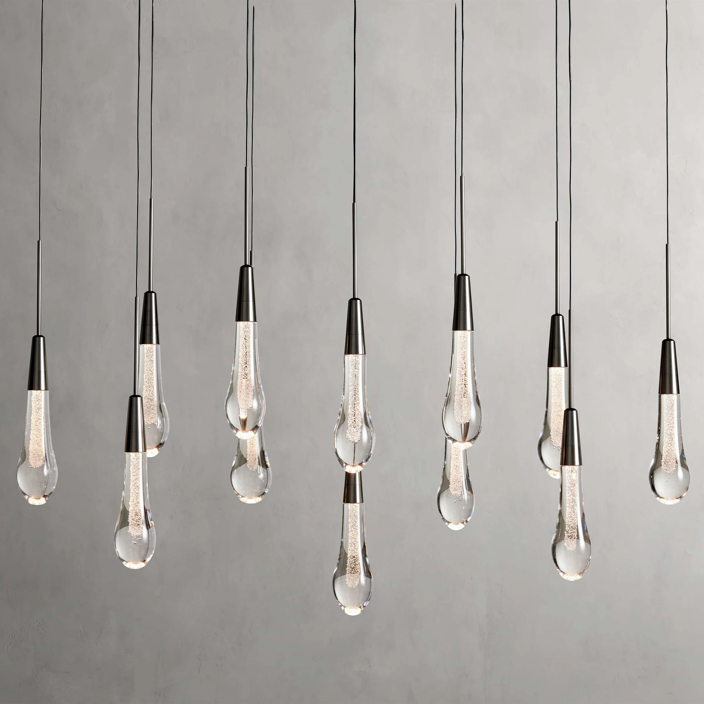 Soltaire Linear Modern Chandelier 37"W