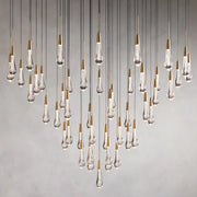 Solitaire Modern 17'' 24'' 36'' 58'' Round Chandelier Lighting-Chandelier-Feyran-57''-Brass-Feyran