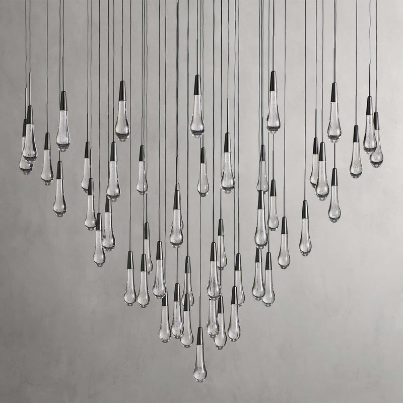 Solitaire Modern 17'' 24'' 36'' 58'' Round Chandelier Lighting-Chandelier-Feyran-17''-Brass-Feyran