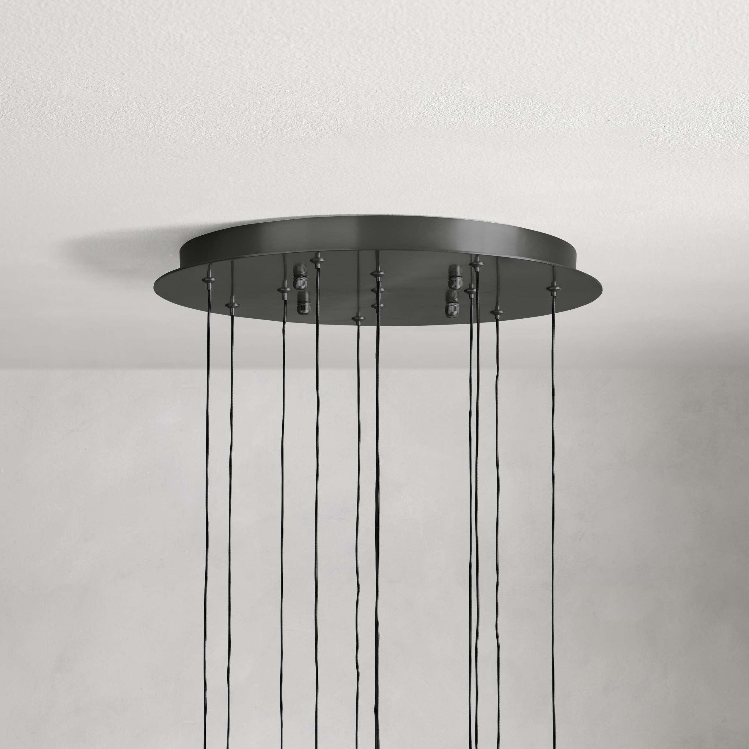 Solitaire Modern 17'' 24'' 36'' 58'' Round Chandelier Lighting-Chandelier-Feyran-17''-Brass-Feyran