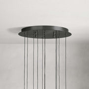 Solitaire Modern 17'' 24'' 36'' 58'' Round Chandelier Lighting-Chandelier-Feyran-17''-Brass-Feyran