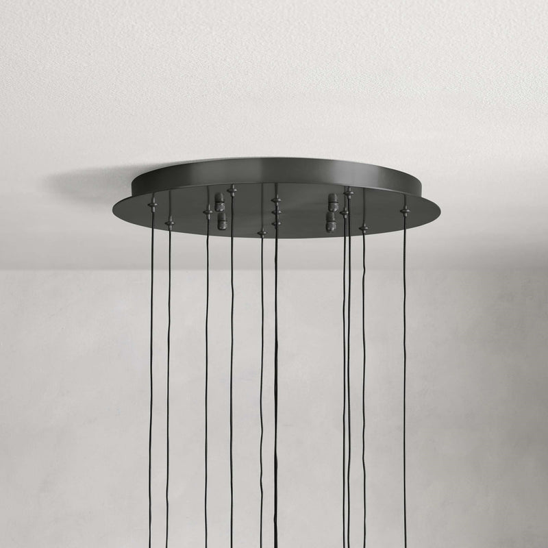 Solitaire Modern 17'' 24'' 36'' 58'' Round Chandelier Lighting-Chandelier-Feyran-17''-Brass-Feyran