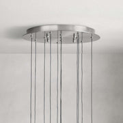 Solitaire Modern 17'' 24'' 36'' 58'' Round Chandelier Lighting-Chandelier-Feyran-17''-Brass-Feyran
