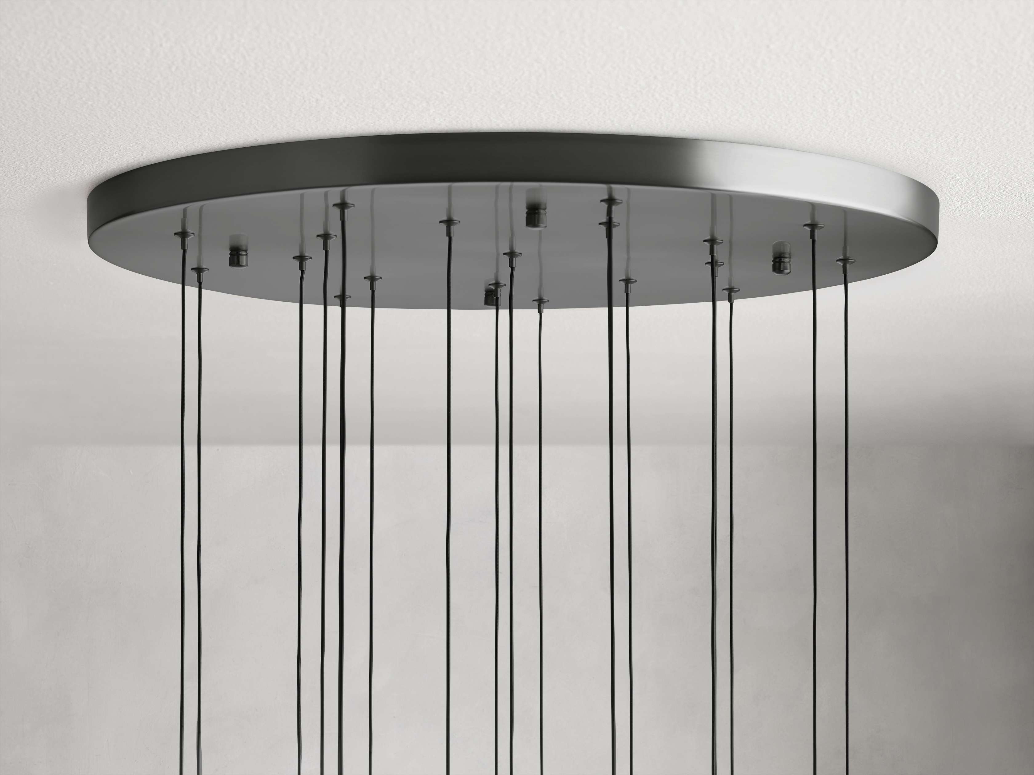 Solitaire Modern 17'' 24'' 36'' 58'' Round Chandelier Lighting-Chandelier-Feyran-17''-Brass-Feyran