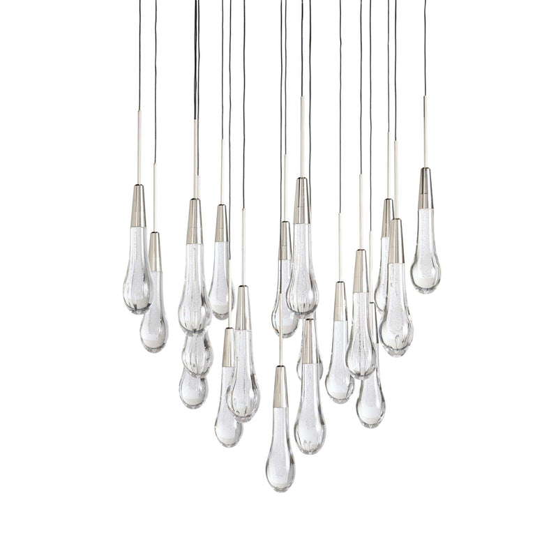 Solitaire Modern 17'' 24'' 36'' 58'' Round Chandelier Lighting-Chandelier-Feyran-17''-Brass-Feyran