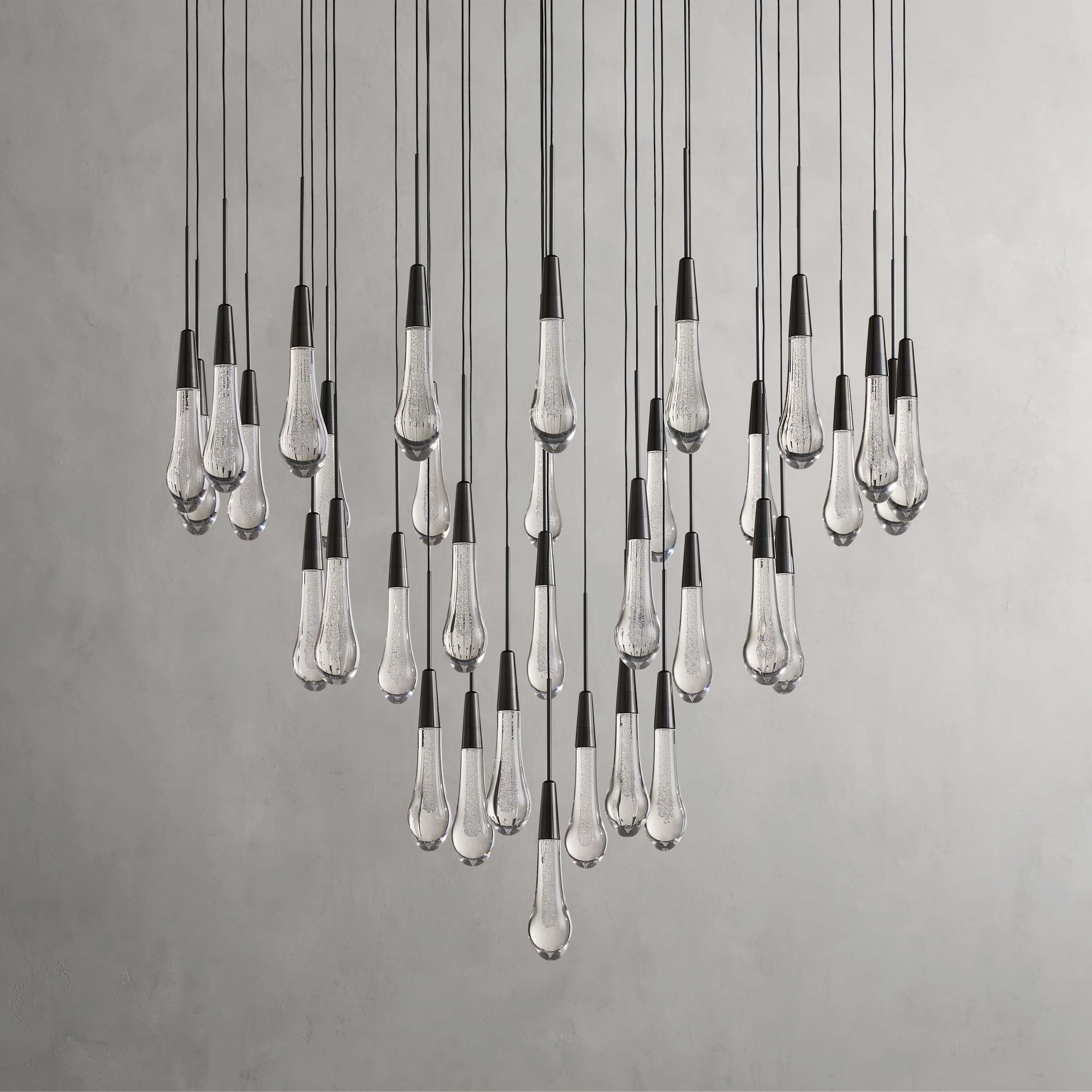 Solitaire Modern 17'' 24'' 36'' 58'' Round Chandelier Lighting-Chandelier-Feyran-17''-Brass-Feyran