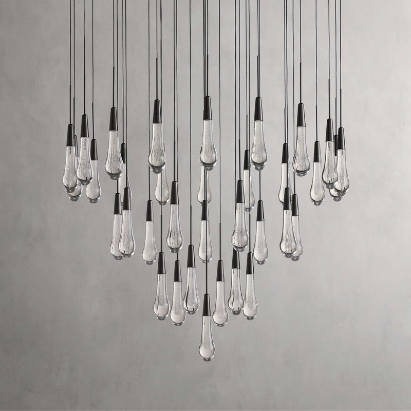Solitaire Modern 17'' 24'' 36'' 58'' Round Chandelier Lighting-Chandelier-Feyran-17''-Brass-Feyran