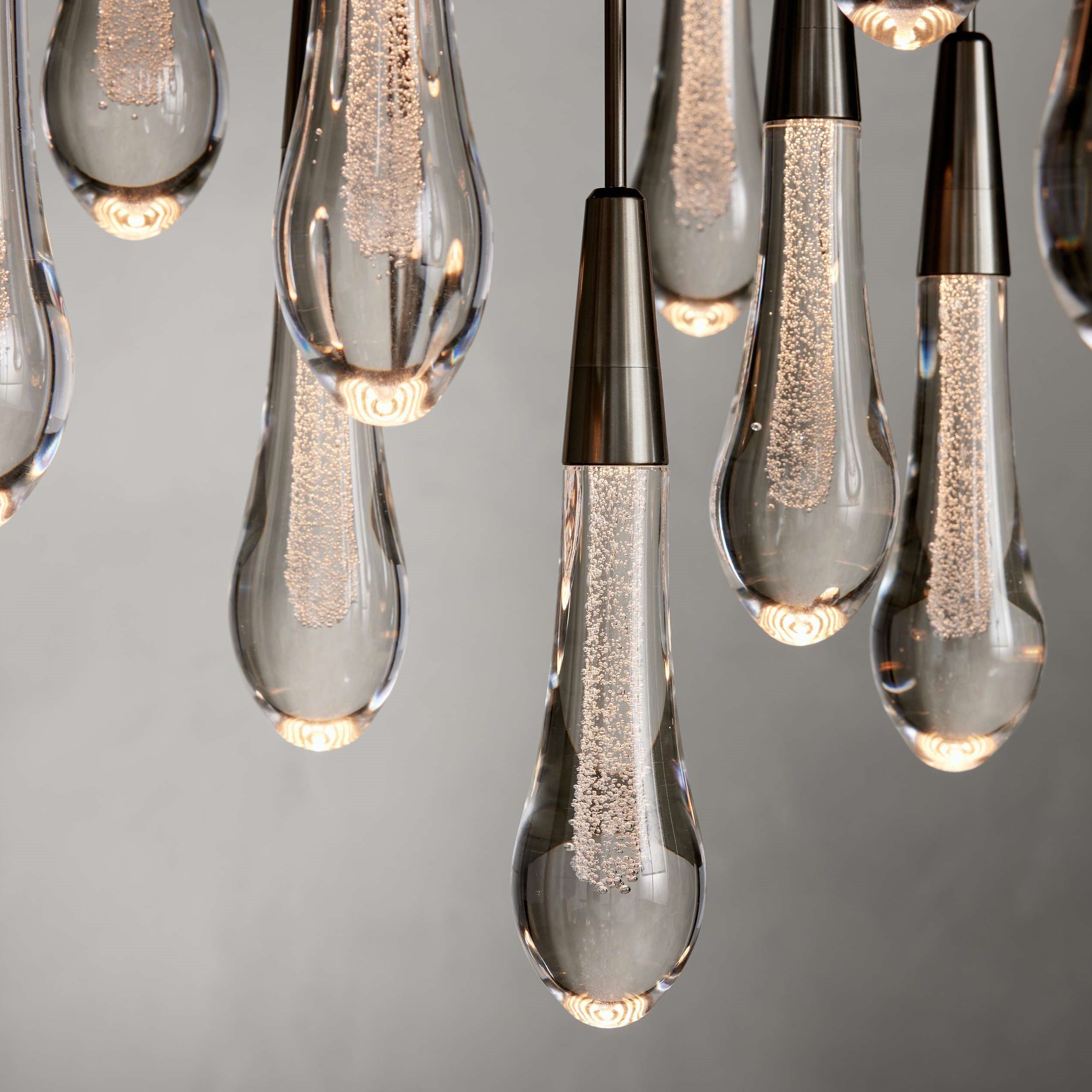 Solitaire Modern 17'' 24'' 36'' 58'' Round Chandelier Lighting-Chandelier-Feyran-17''-Brass-Feyran