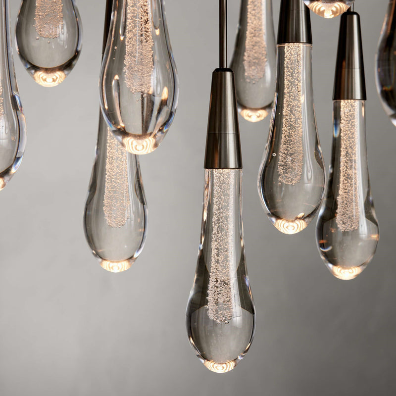 Solitaire Modern 17'' 24'' 36'' 58'' Round Chandelier Lighting-Chandelier-Feyran-17''-Brass-Feyran