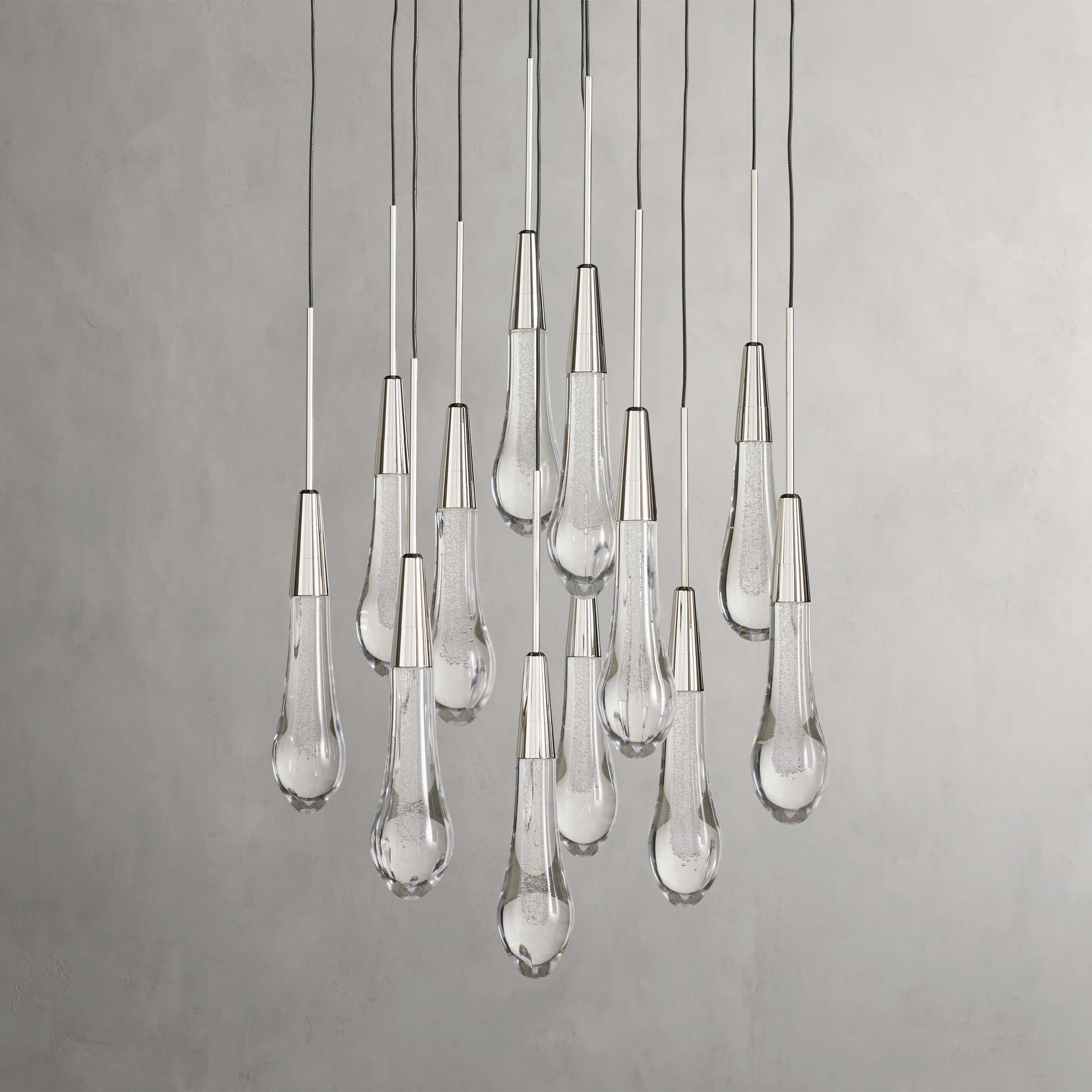 Solitaire Modern 17'' 24'' 36'' 58'' Round Chandelier Lighting-Chandelier-Feyran-17''-Brass-Feyran