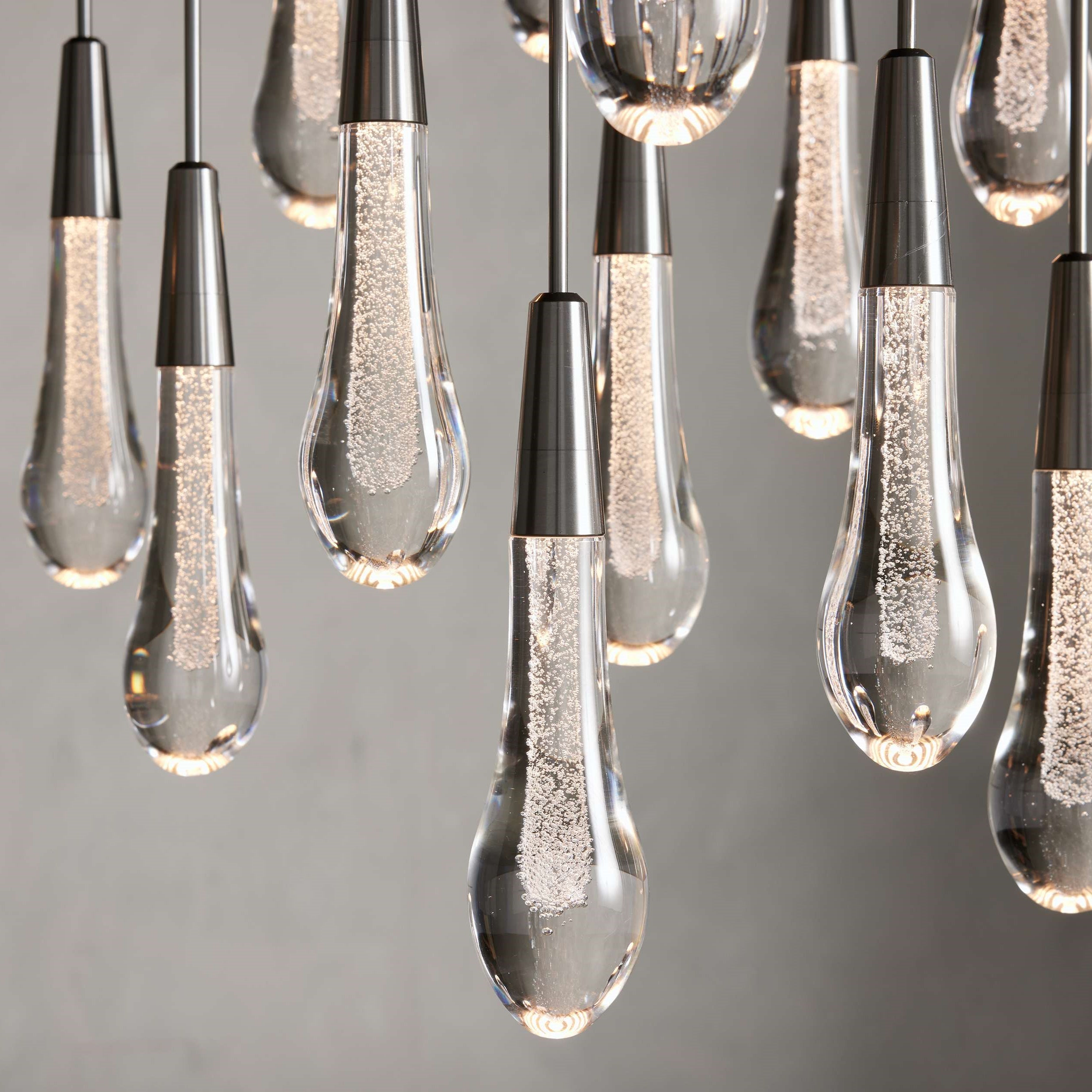Solitaire Modern 17'' 24'' 36'' 58'' Round Chandelier Lighting-Chandelier-Feyran-17''-Brass-Feyran