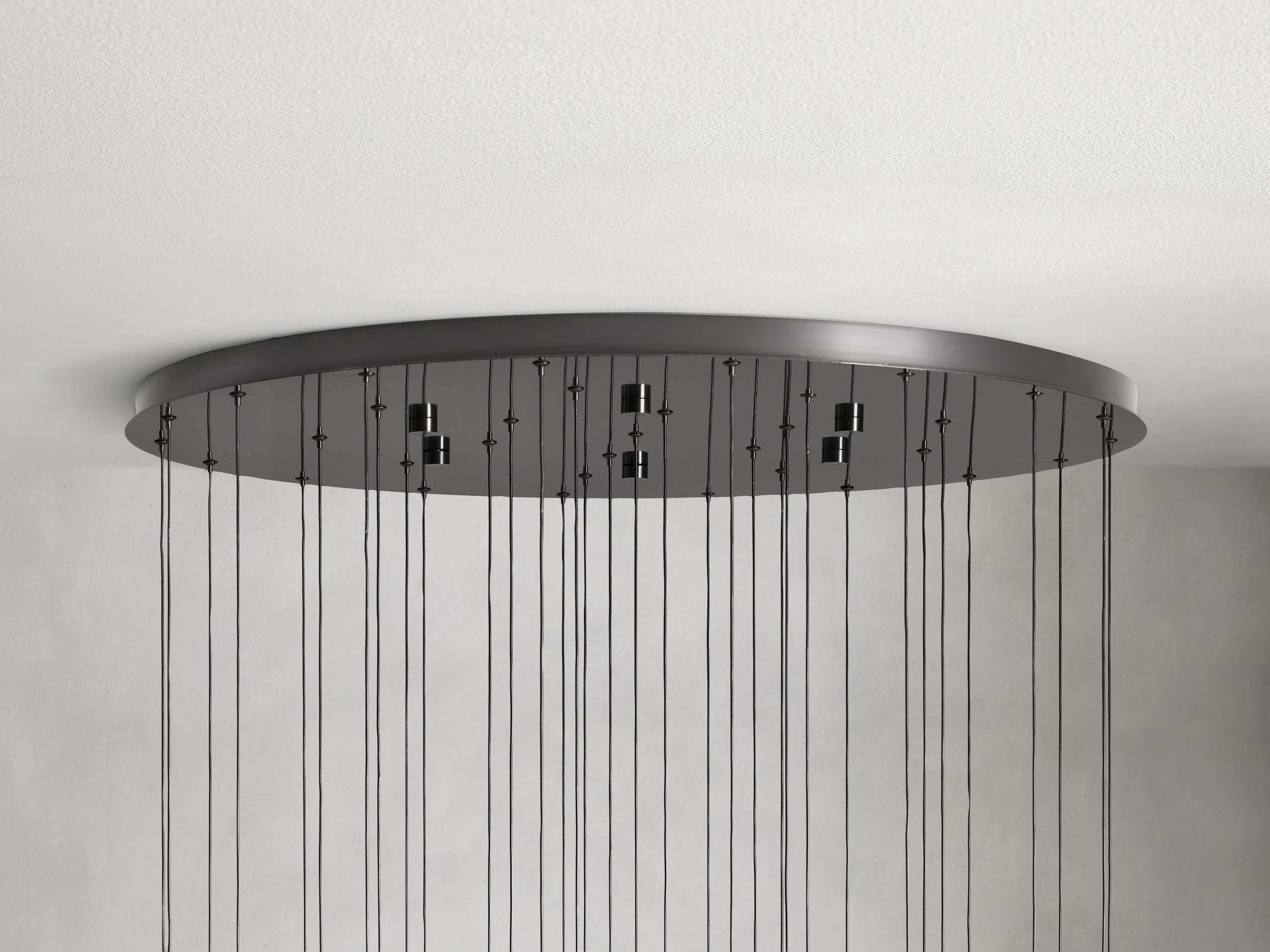 Solitaire Modern 17'' 24'' 36'' 58'' Round Chandelier Lighting-Chandelier-Feyran-17''-Brass-Feyran