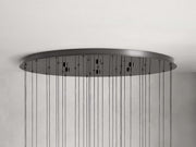 Solitaire Modern 17'' 24'' 36'' 58'' Round Chandelier Lighting-Chandelier-Feyran-17''-Brass-Feyran
