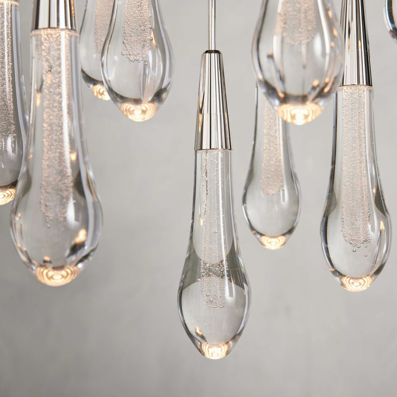 Solitaire Modern 17'' 24'' 36'' 58'' Round Chandelier Lighting-Chandelier-Feyran-17''-Brass-Feyran