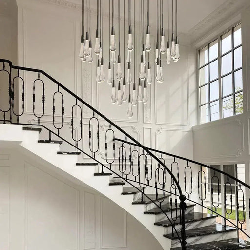 Solitaire Modern 17'' 24'' 36'' 58'' Round Chandelier Lighting-Chandelier-Feyran-17''-Brass-Feyran