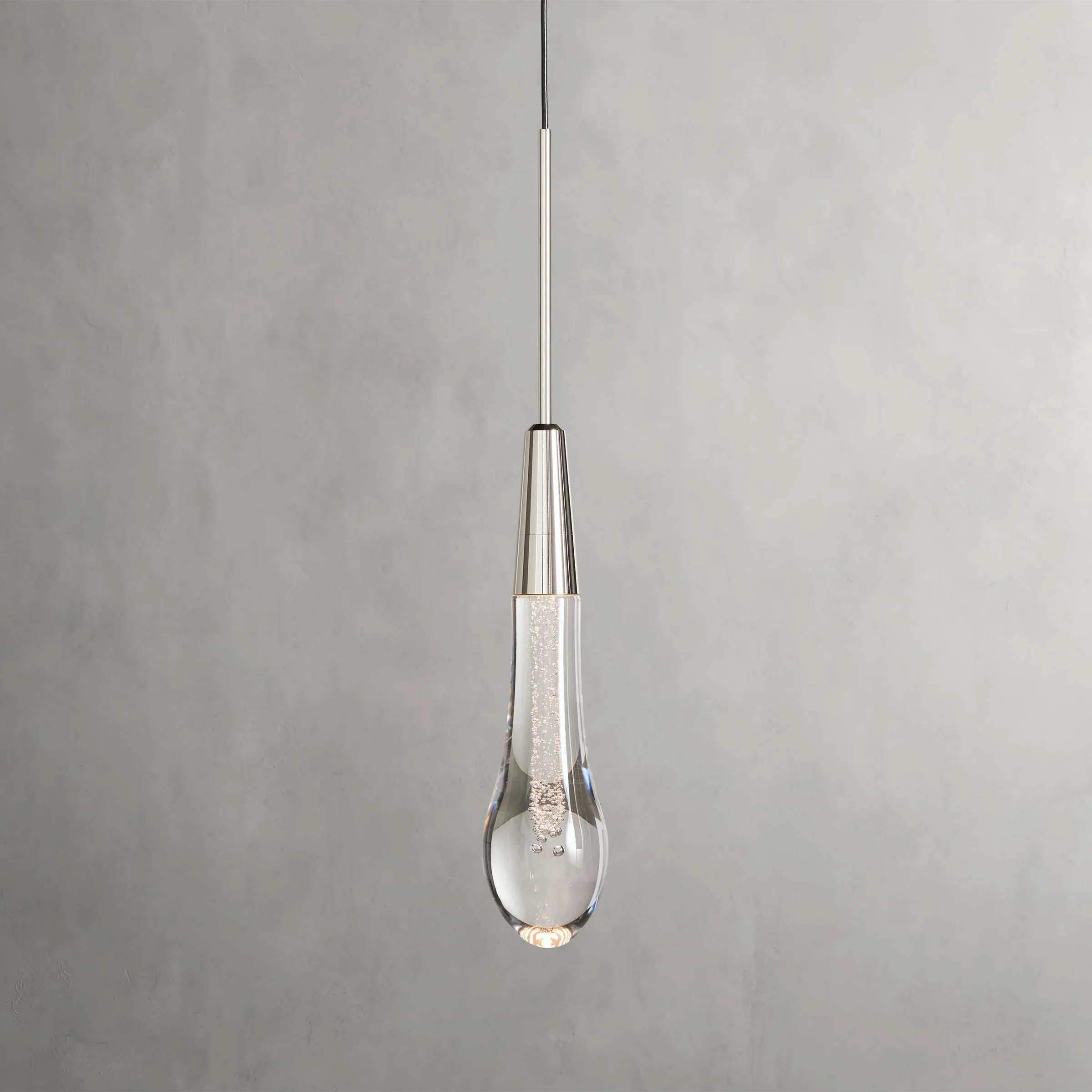 Soltaire Modern Pendant 13"H