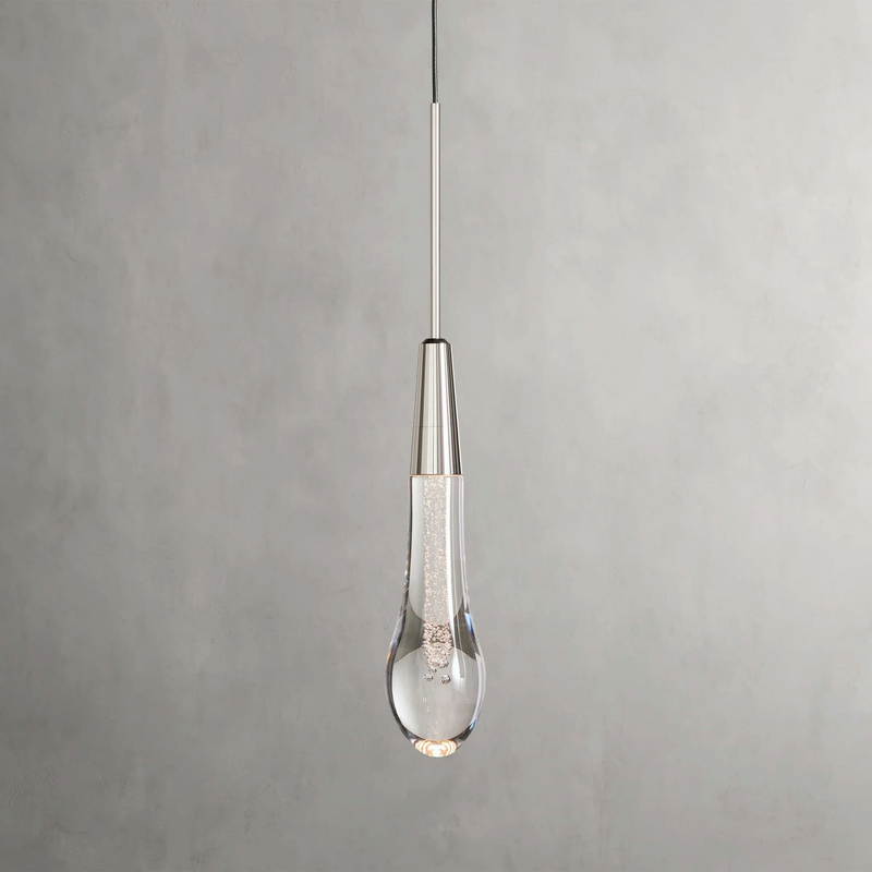 Soltaire Modern Pendant 13"H