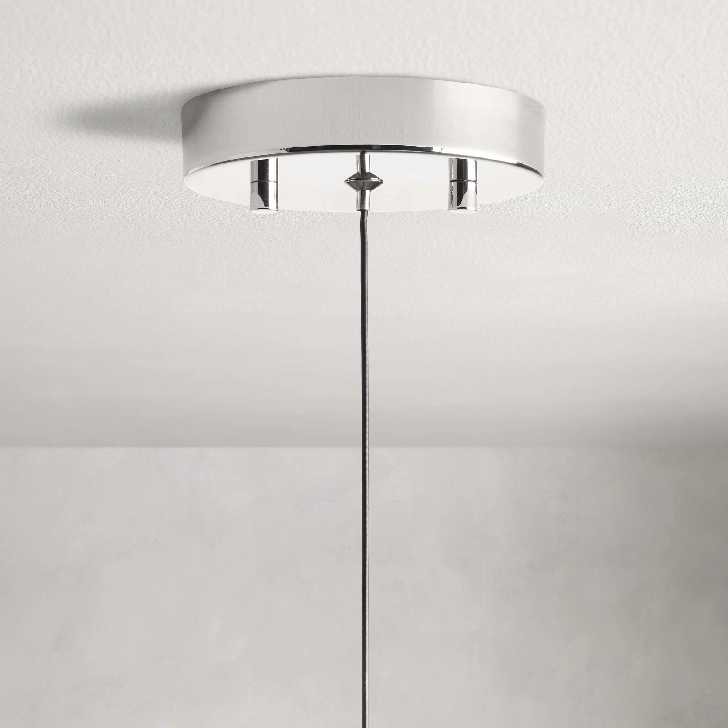 Soltaire Modern Pendant 13"H