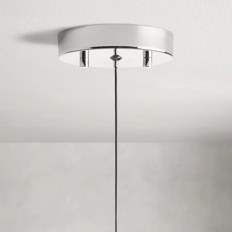 Soltaire Modern Pendant 13"H