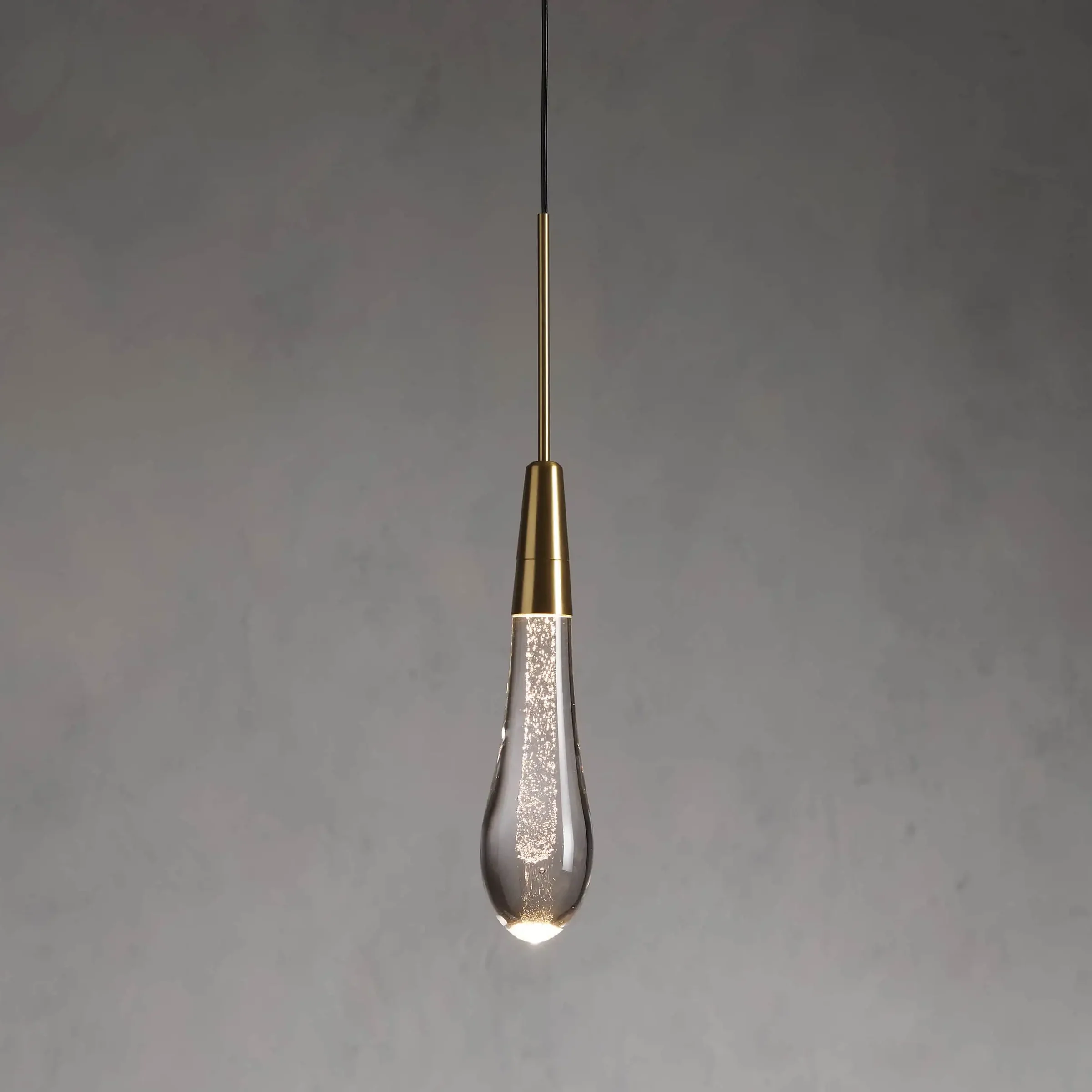 Soltaire Modern Pendant 13"H