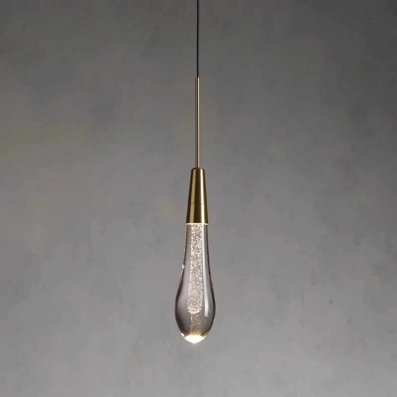 Soltaire Modern Pendant 13"H