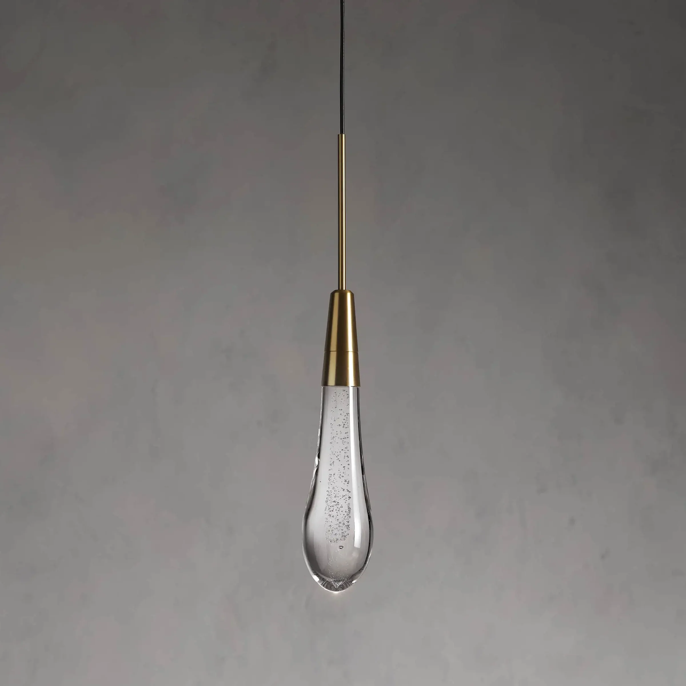 Soltaire Modern Pendant 13"H