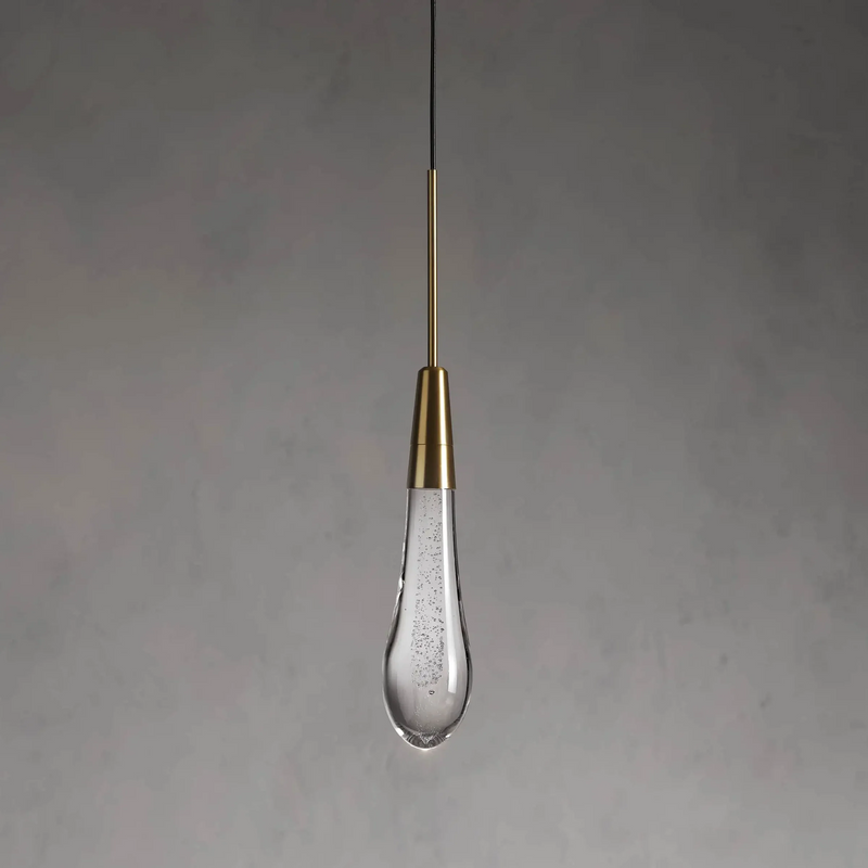 Soltaire Modern Pendant 13"H