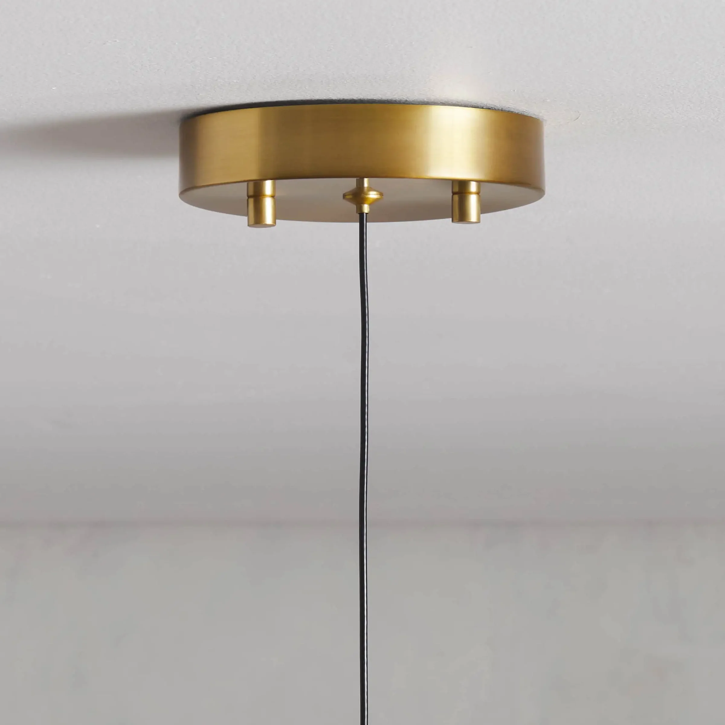 Soltaire Modern Pendant 13"H