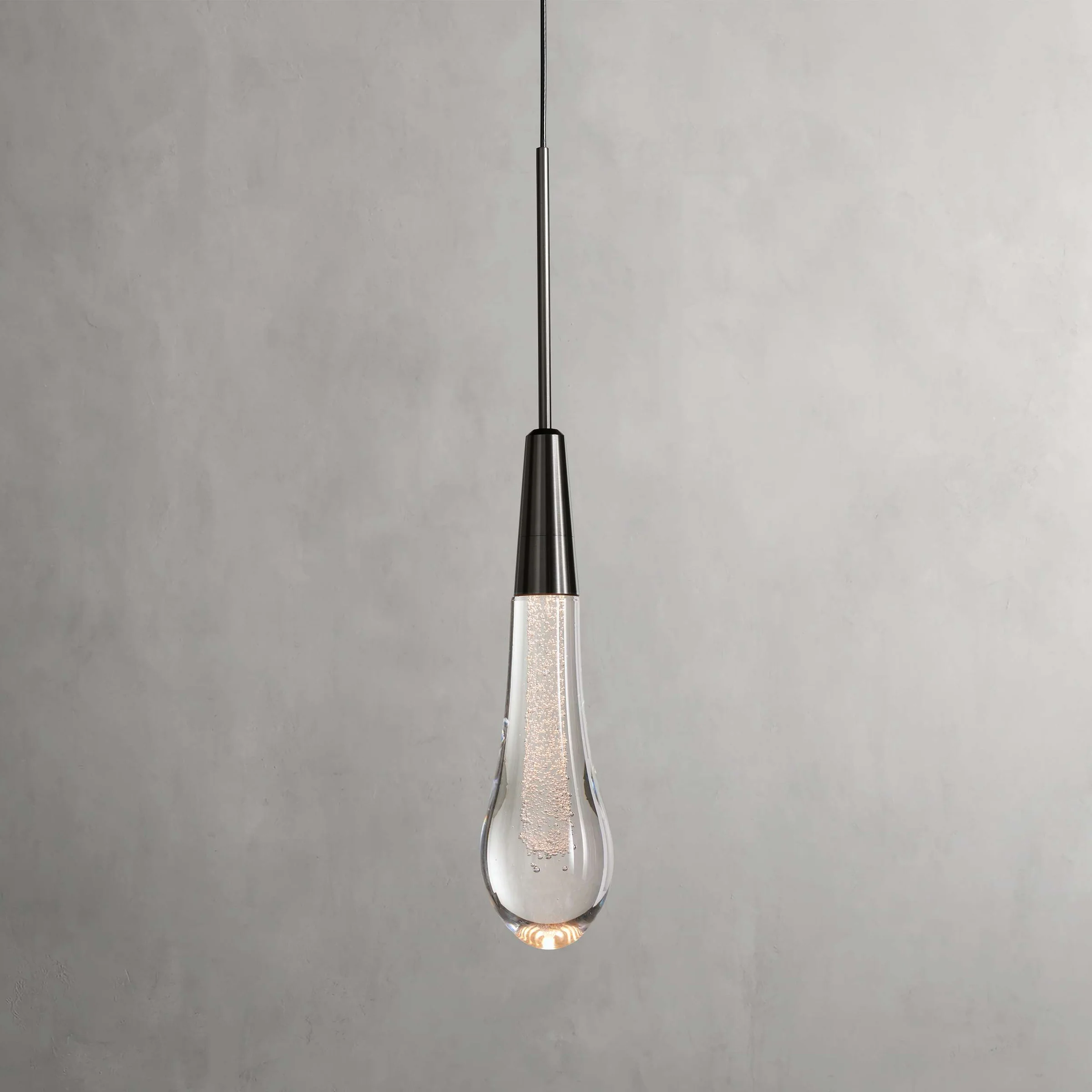 Soltaire Modern Pendant 13"H