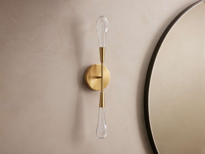 Soltaire Double Sconce