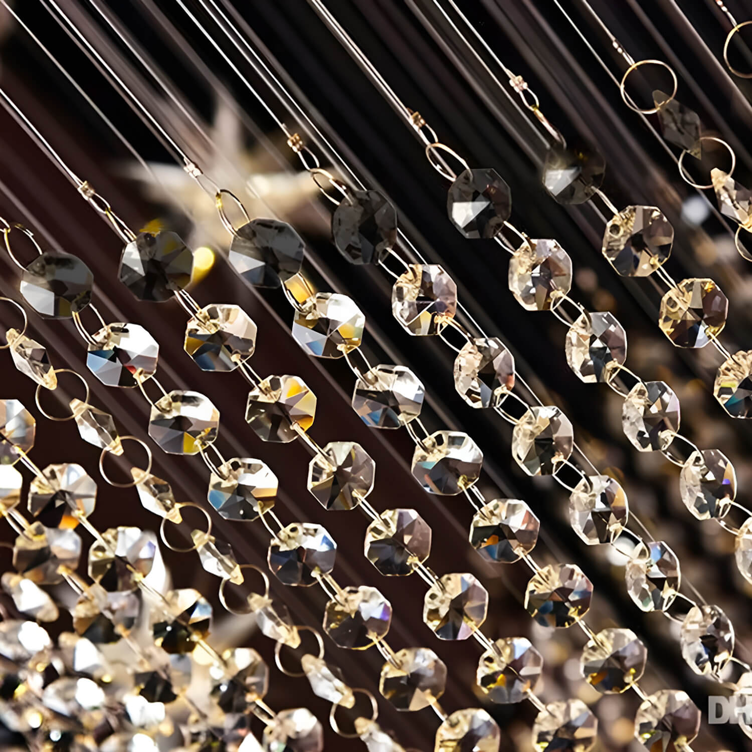 Spiral Meteor Shower Crystal Raindrop Chandelier - Staircase Chandelier - Details |Feyran