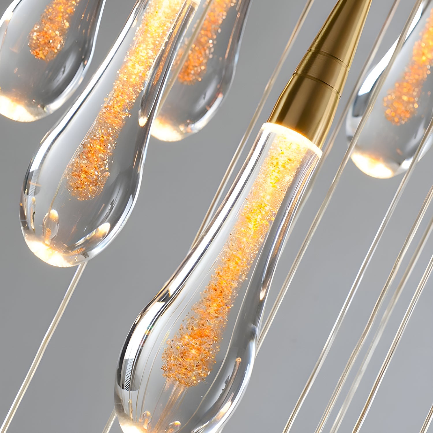 Elegance Modern LED Pendant Light for Villa Living Rooms and Duplex Apartments-details-1 |Feyran