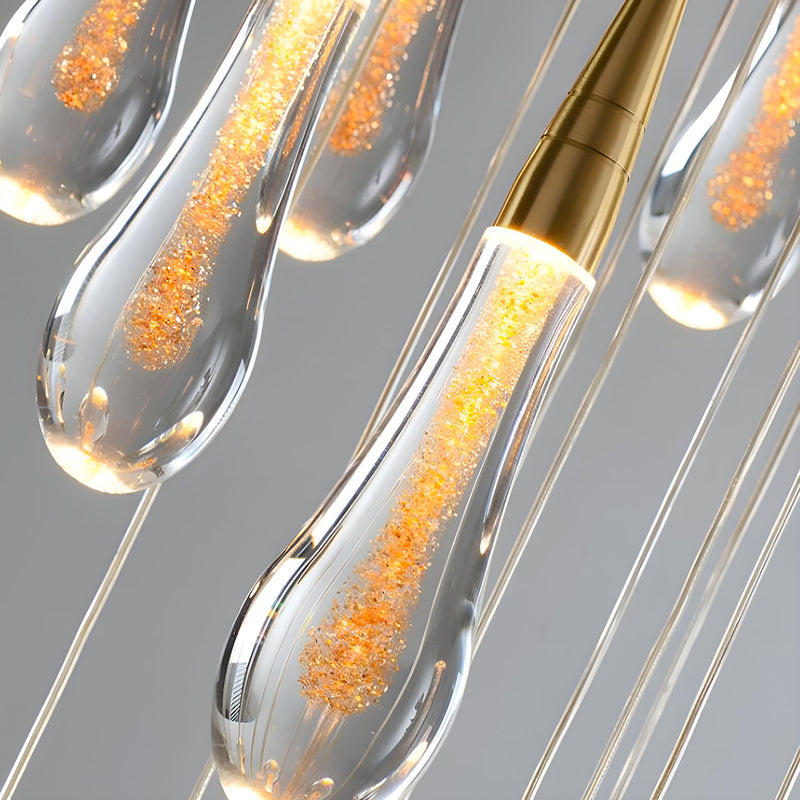 Elegance Modern LED Pendant Light for Villa Living Rooms and Duplex Apartments-details-1 |Feyran
