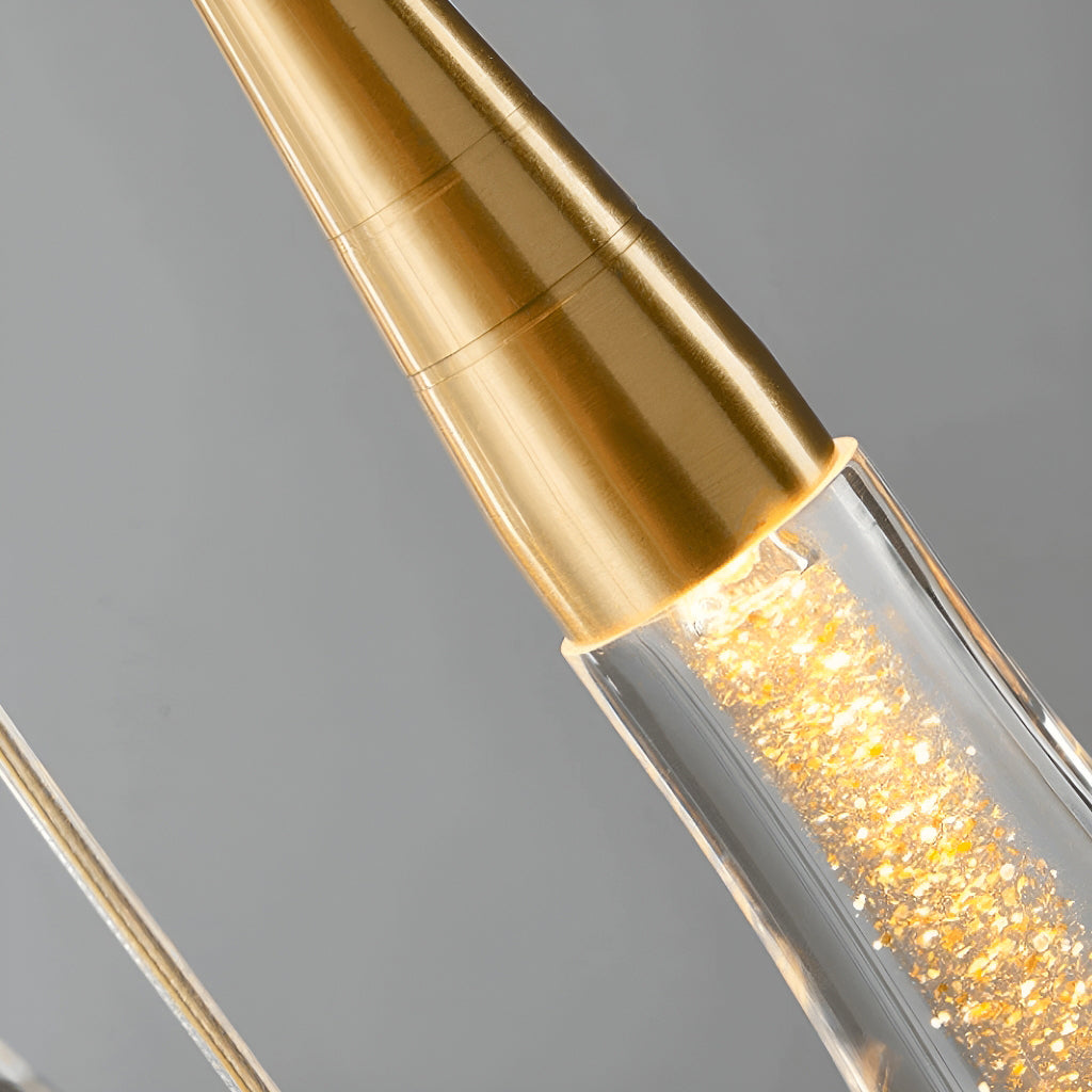 Spiraled Elegance Modern LED Pendant Light for Villa Living Rooms and Duplex Apartments-details-2 |Feyran