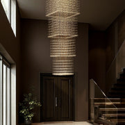 square-long-crystal-raindrop-chandelier-foyer-1 | Feyran