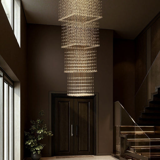 square-long-crystal-raindrop-chandelier-foyer-1 | Feyran
