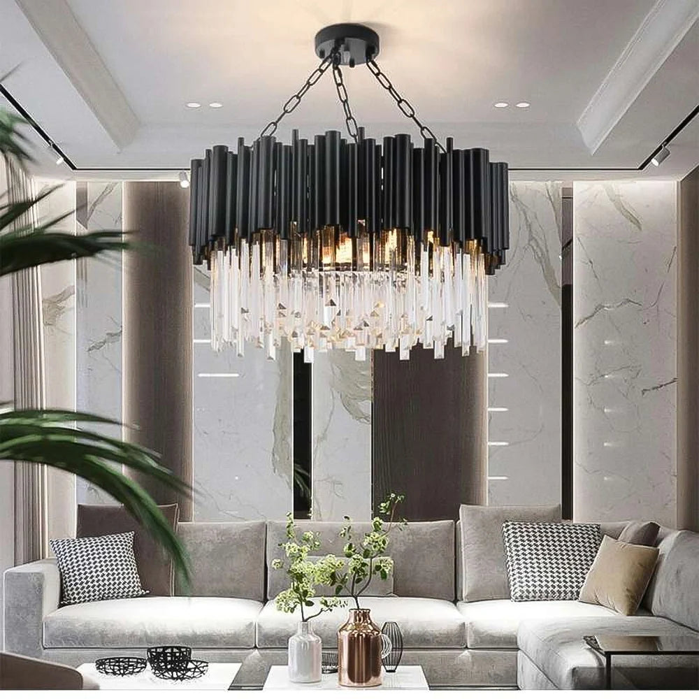 statement-black-and-crystal-chandelier-in-living-room-ch418-20250703-Feyran-lighting
