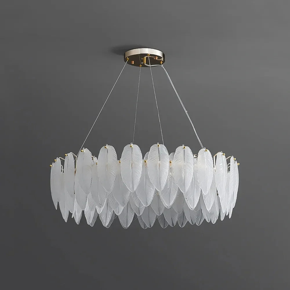 statement-contemporary-feather-glass-chandelier-light-off-ch422-20250711-Feyran-lighting
