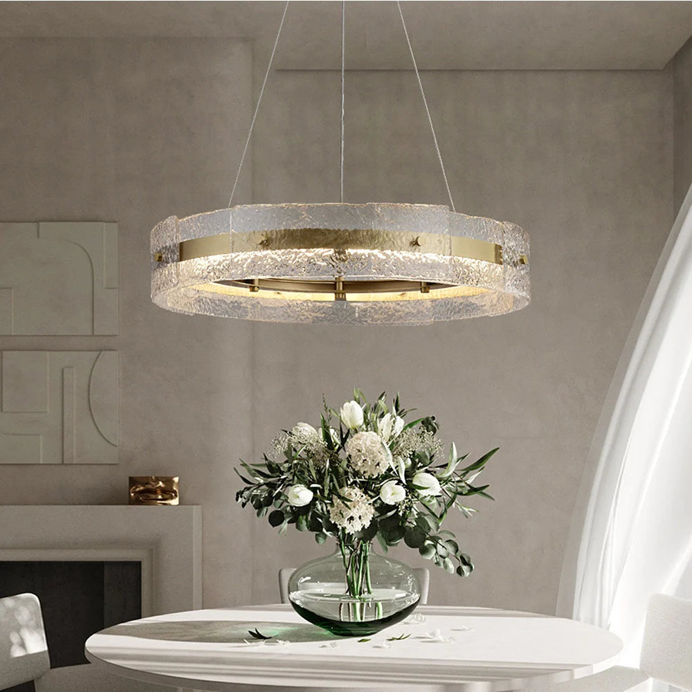 textured-glass-gold-round-chandelier-over-a-dining-room-ch439-20250725-Feyran-lighting