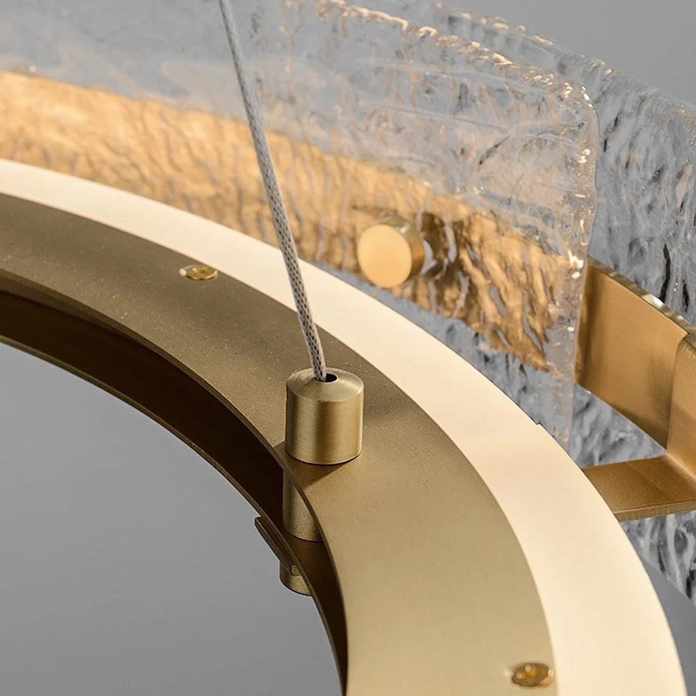 close-up-of-textured-glass-gold-round-chandelier-ch439-20250725-Feyran-lighting