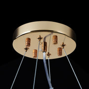 Modern Tiered Crystal Chandelier-details-2|Feyran