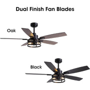vintara-52“-farmhouse-rustic-black-cage-ceiling-fan-with-lights-remote-included-ideal-for-bedroom-living-room-blade-forward-and-reverse-effect