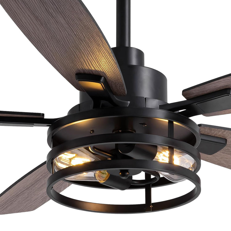 vintara-52“-farmhouse-rustic-black-cage-ceiling-fan-with-lights-remote-included-ideal-for-bedroom-living-room-texture